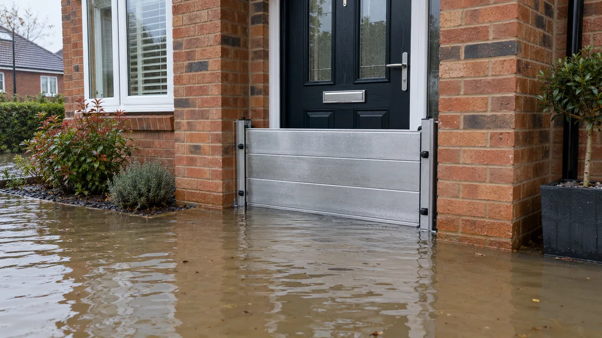 Flood resistance requires attention to the doorway, airbricks, wall penetrations and drainage backflow as well as any door barrier.